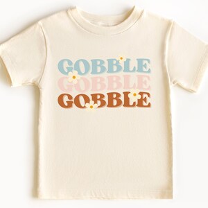 Thanksgiving Retro Toddler Shirt, fall toddler shirt, natural shirt, autumn thanksgiving kids shirt, Funny Retro Girls Toddler Tee