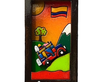 Imanes colombianos / Regalos con imanes colombianos / Decoración para nevera / Regalo de Colombia /