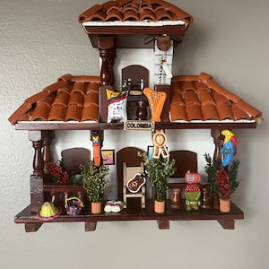 Decorazione murale per casa colombiana (casita colombiana)/Encanto casa colombiana/decorazione colombiana fatta a mano/regalo colombiano/