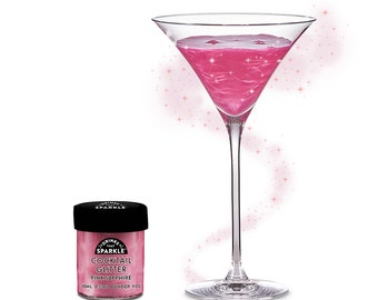 Glitter Meister Edible Glitter for Drinks - PINK CHAMPAGNE (Light Pink –  203 Brands