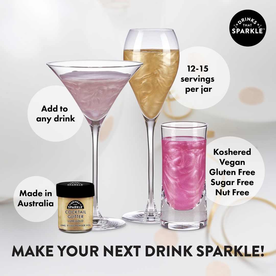 Edible Glitter Cocktails: 3 Ways + Bonus, Everyday Drinks, Recipe