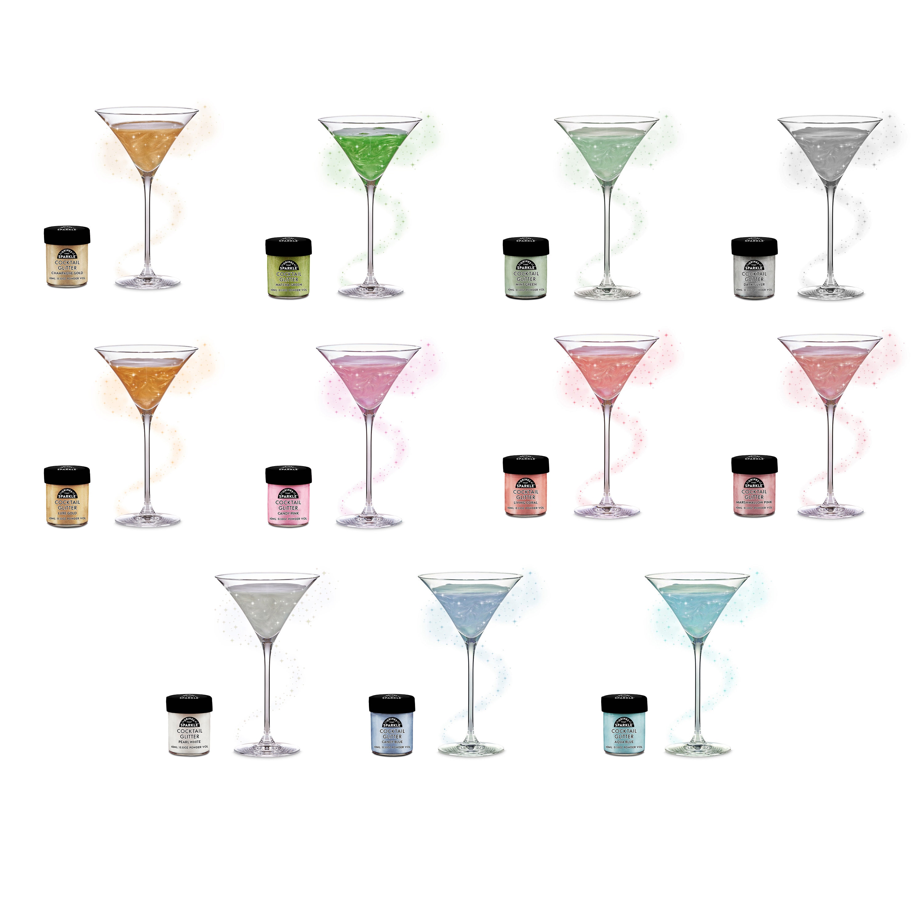 Edible Glitter for Drinks Shimmer Beverage Cocktail Garnish Etsy