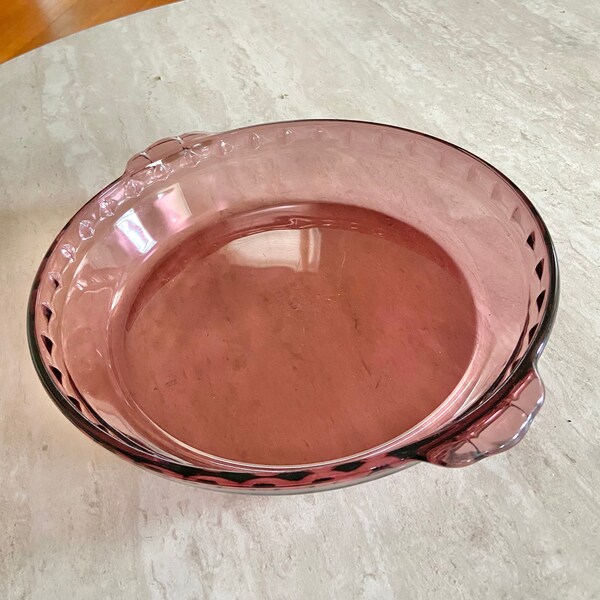 Glass Pie Plate Etsy