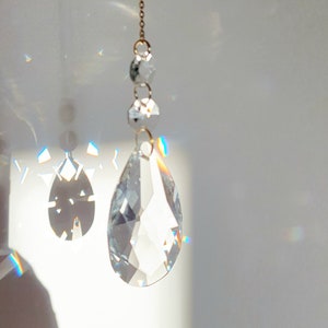 Suncatcher Feng Shui - Solar prism - Crystal sun catcher - hanging decoration - Feng Shui crystal