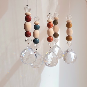 Suncatcher BOHÈME – Feng Shui crystal hanging decoration – Bohemian and luminous interior decoration - Feng Shui hanging mobile