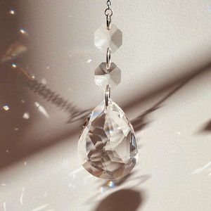 DIY Suncatcher - Crystal Suncatcher - Rainbow Teardrop Prism - Hanging Decoration - DIY Decor Supplies