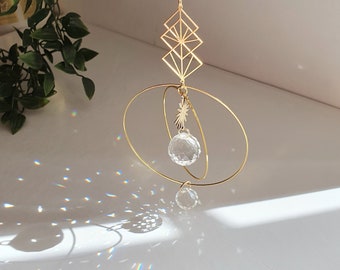 Suncatcher cristal Feng Shui ANDROMEDE  - Home Decor - Good vibes only - Fait Main