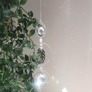 PHILEO Crystal Suncatcher – Bohemian Hanging Decoration – Luminous Suncatcher – Handmade in France – Gift for Her