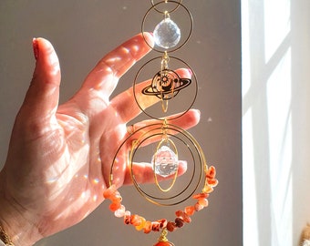 Attrape Soleil pierre naturelle et cristal Feng Shui - Home Decor - Méditation - Sérénité et bien être dans la maison