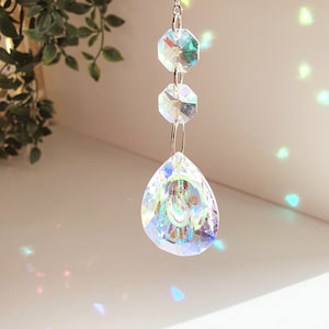 DIY Suncatcher Crystal Sun catcher Solar prism Aurore Boréal Window hanging image 1