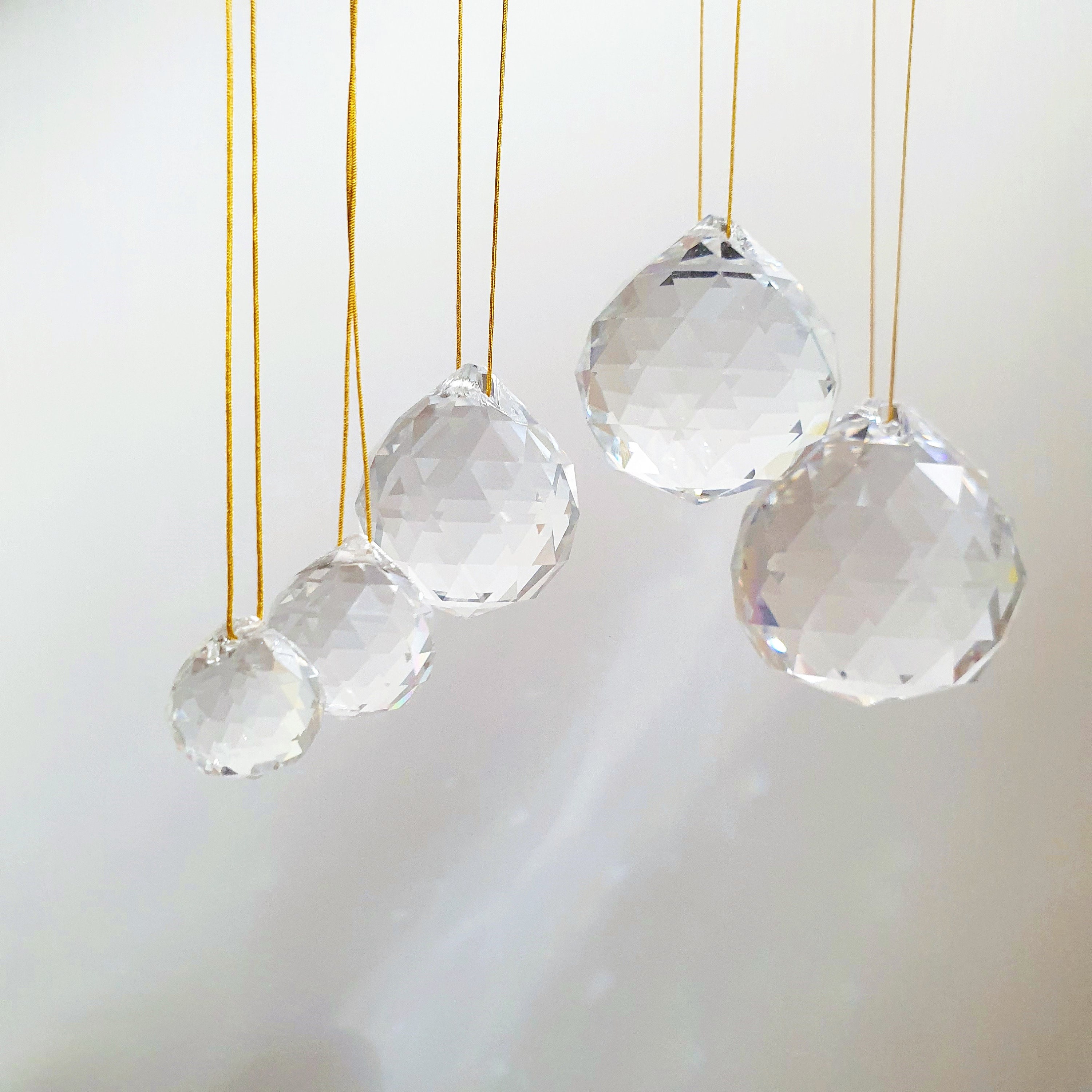 Boules Cristal Attrape-Soleil - Lot De 10 - Prisme Décoratif Pour Jardin Ou Maison