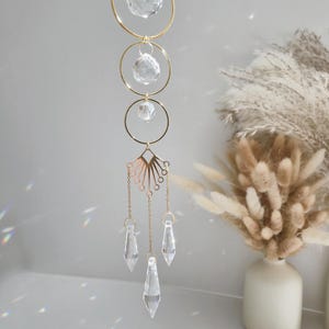 Christmas Ornaments, Gift for Her, Prism Suncatcher, feng shui decor, Crystal Prism, Suncatcher Window, Hanging Suncatcher, Crystal Pendant, Handmade Pineapple, Christmas Gift, Gift for Kids, Rainbow Maker, Suncatcher Gift