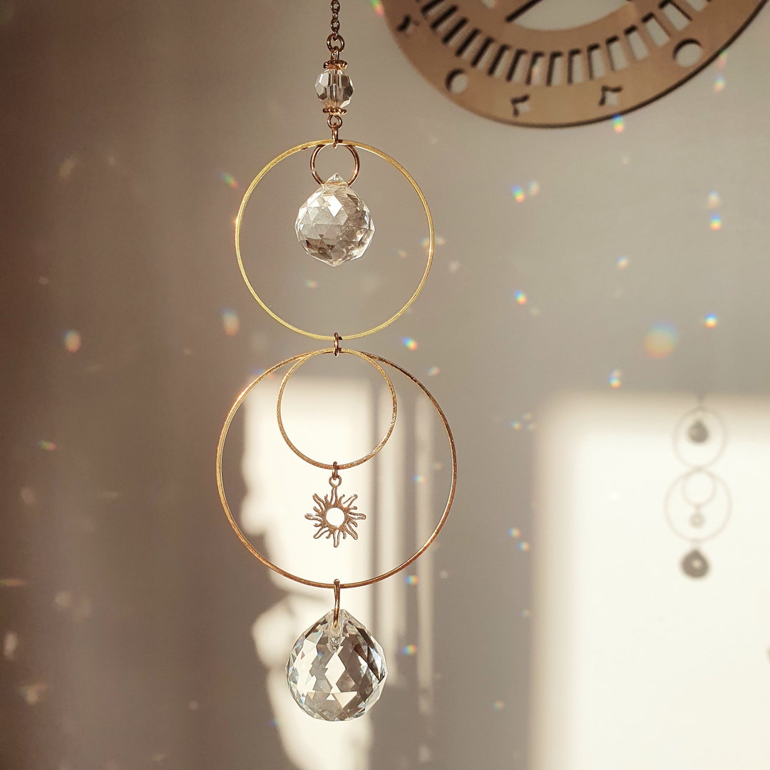 SUN – Crystal Suncatcher – Feng Shui Rainbow Maker for Window ...
