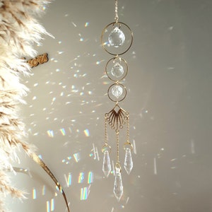 ZEN Crystal Suncatcher – Feng Shui Mobile Suncatcher – Bohemian Style – Hanging Interior Decoration