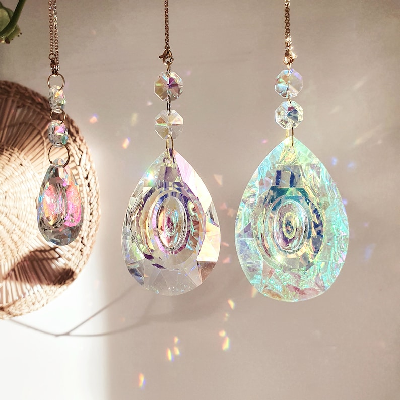 DIY Suncatcher Crystal Sun catcher Solar prism Aurore Boréal Window hanging image 6