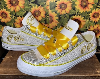 bling converse for quinceanera