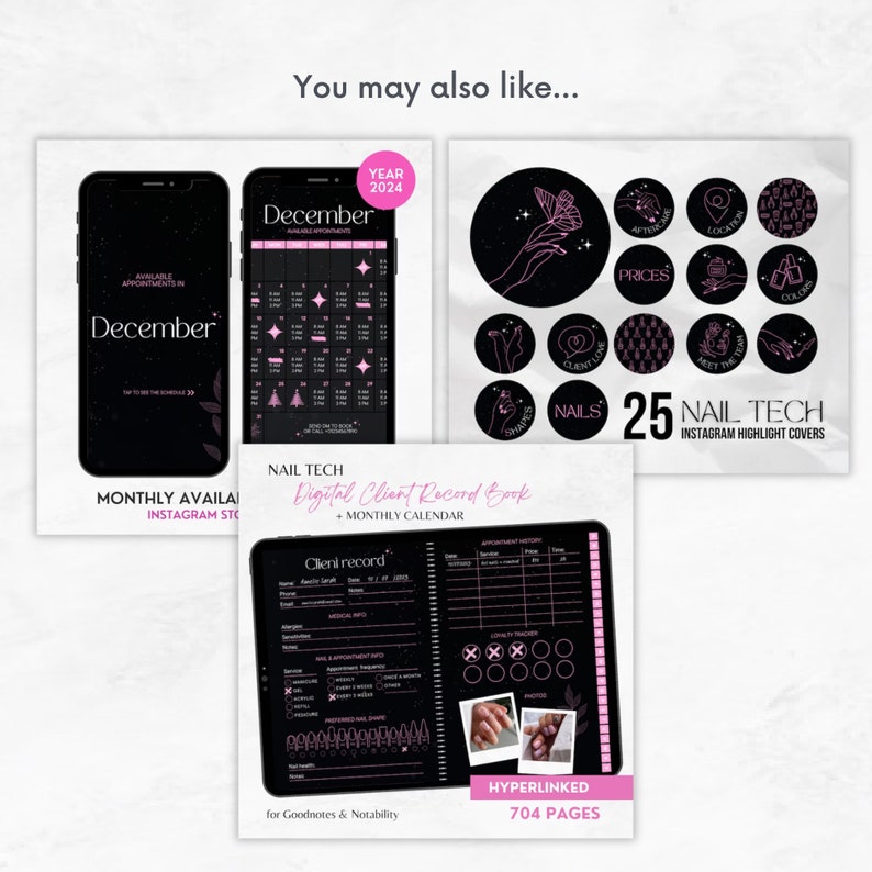 Digital Monthly Planner 2024, Calendar Goodnotes, Appointment Monthly