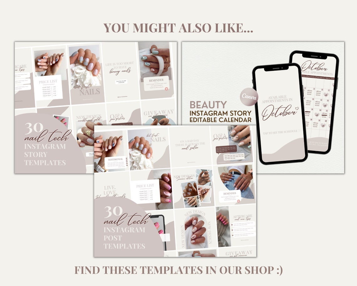 Nail Tech Highlight Cover Instagram Nail Tech Templates - Etsy