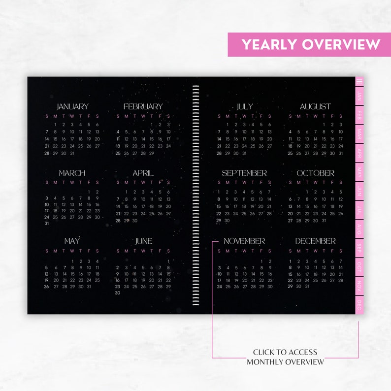 Digital Monthly Planner 2024, Calendar Goodnotes, Appointment Monthly