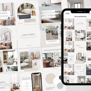 Interior Design Instagram Bundle, Instagram Branding Interior Designer ...