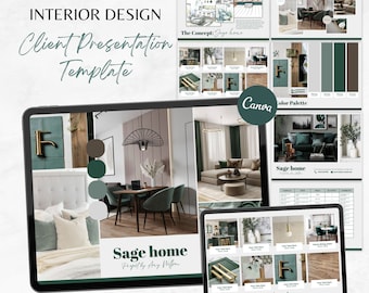 Interior Design Presentation Template: Client Welcome Pack (Digital Download)