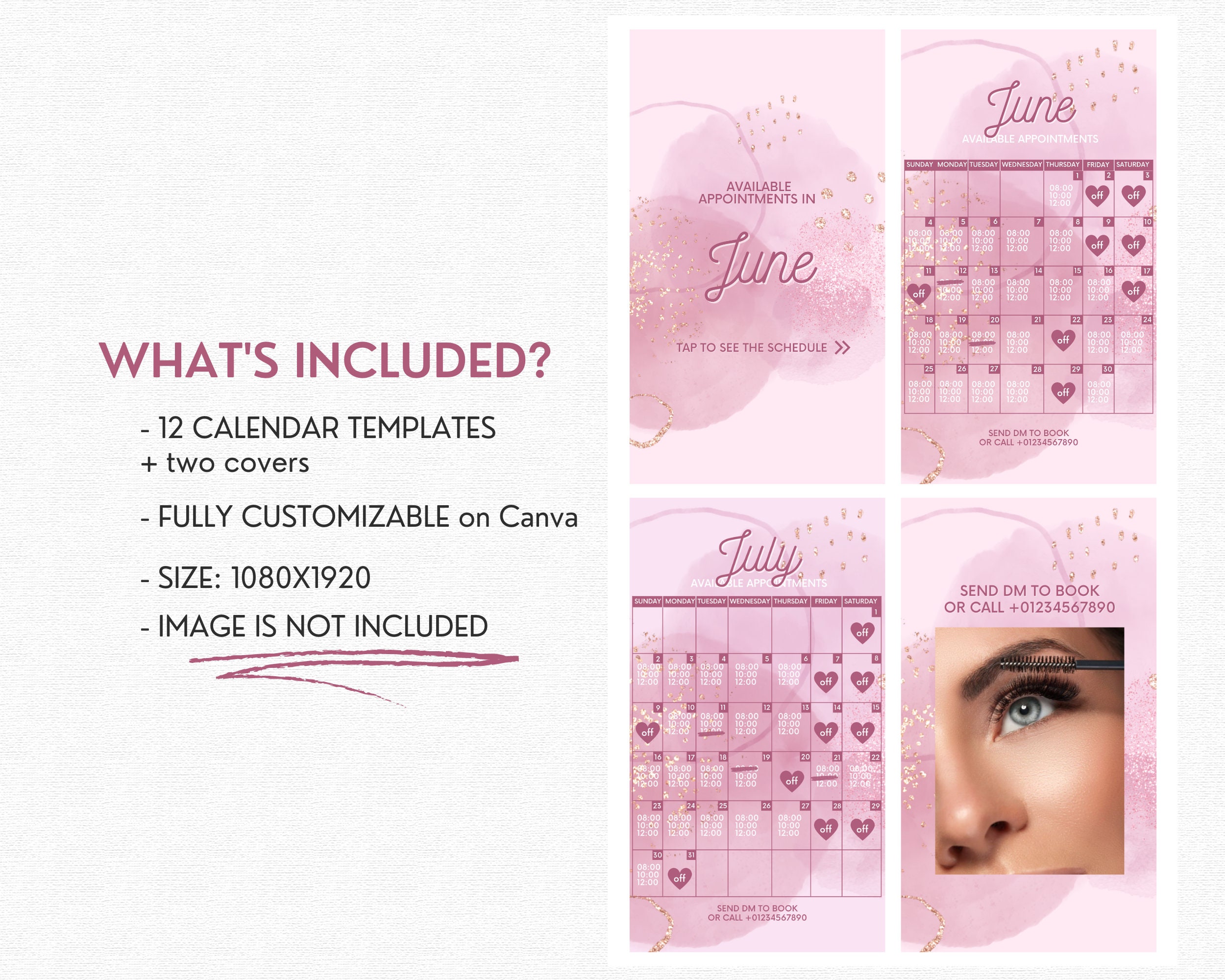 instagram-story-availability-calendar-lash-tech-appointments-etsy