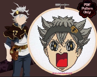Triggered -  PDF Cross Stitch Pattern, Anime Cross Stitch, Japanese Cross Stitch, Kawaii Cross Stitch, Funny Cross Stitch, DMC, PDF
