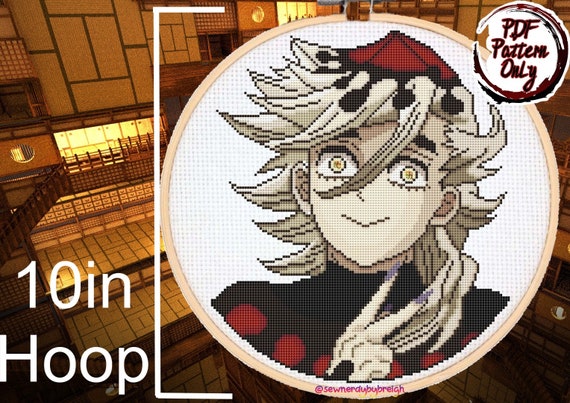 Hellsing Alucard Integra Anime Cross Stitch PDF Pattern