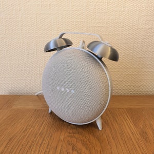 Retro clock - google nest mini holder