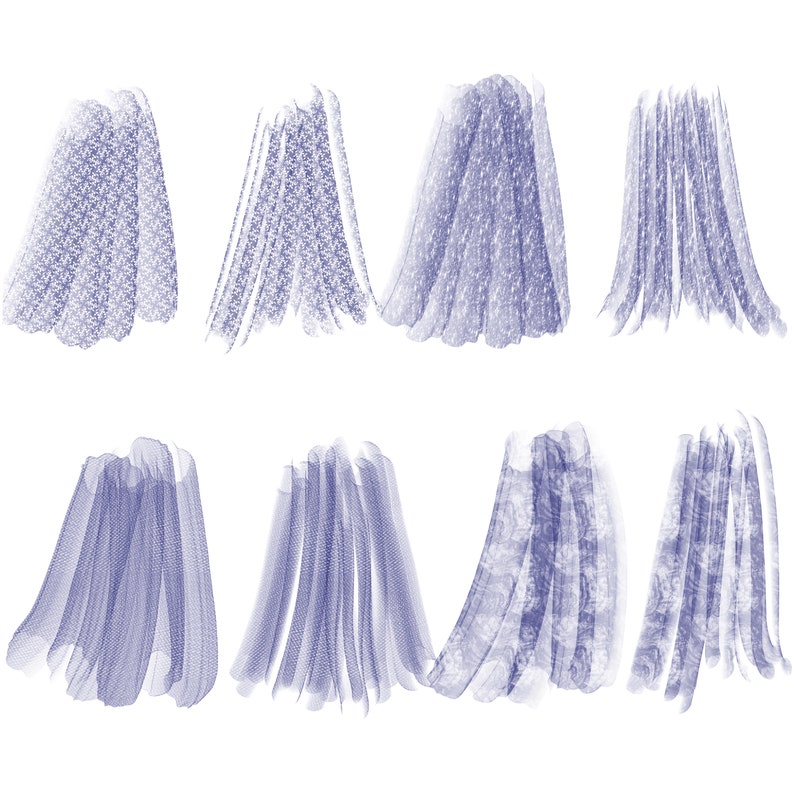 30 Procreate Clothes Fabric Brushes Clothing Design Brushes Etsy