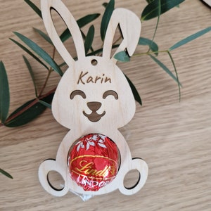 Osterhase personalisiert, Mitbringsel, Osterdeko, Geschenk Ostern, Gastgeschenk, Bild 4