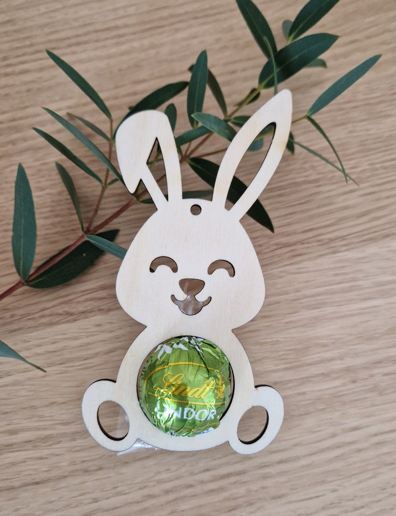 Osterhase personalisiert, Mitbringsel, Osterdeko, Geschenk Ostern, Gastgeschenk, Bild 2