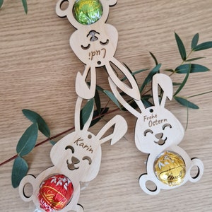 Osterhase personalisiert, Mitbringsel, Osterdeko, Geschenk Ostern, Gastgeschenk, Bild 3