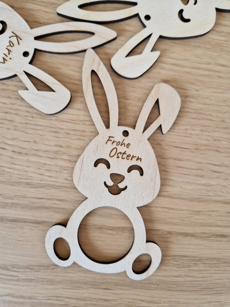 Osterhase personalisiert, Mitbringsel, Osterdeko, Geschenk Ostern, Gastgeschenk, Bild 6