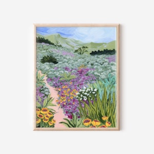 Big Sur Coast Art Print: California Landscape Painting