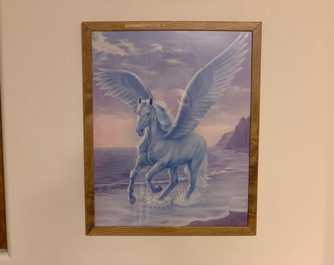 Vintage Pegasus Print Saint Chateaux Galleries 1985 Etsy