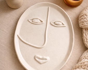 Handmade Ceramic Platter for Hosting, Jewelry, and Gifting