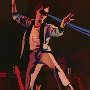 Alex Turner Arctic Monkeys 9x12 art print