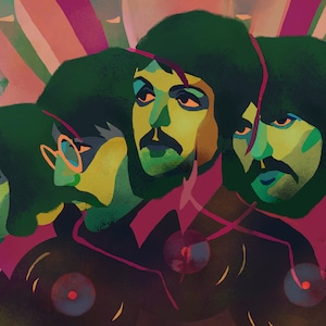 The Beatles 14x10 art print