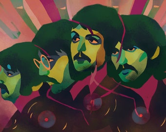 The Beatles 14x10 art print