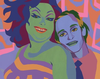 Divine John Waters Pink Flamingos Hairspray Drag Queen Pop Art B Movie