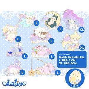 POKEMON DREAM Hård Emalj Pin