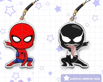 Spiderman Venom phone charm