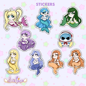 Pichi Pichi Pitch Stikers Pegatinas Anime