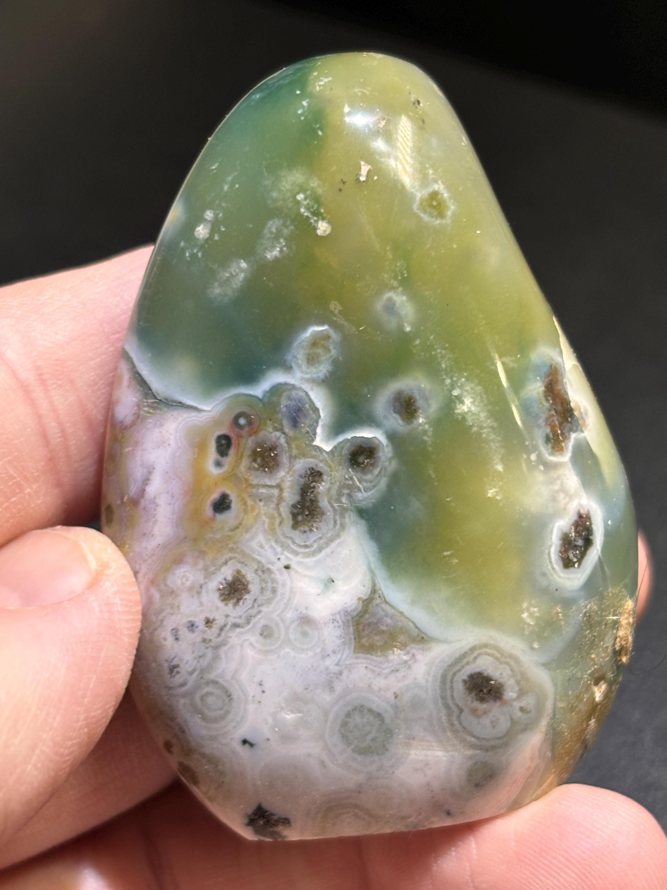 オールドストック オーシャンジャスパー フリーフォーム - Etsy 日本