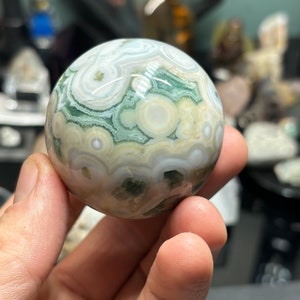 Old Stock Ocean Jasper Sphere