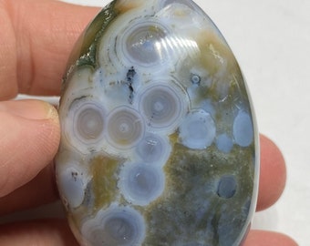 8th Vein Ocean Jasper PalmStone