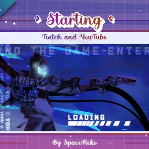 Animated Yoru Japanese Starting For Twitch And Discord Valorant Anime Profesional