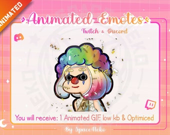 Emote fofo animado de Chibi para videogames de anime Twitch e Discord Splatoon Rage