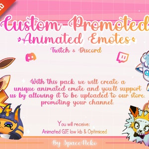 Emote Chibi Animate Personalizzate e Carine per Twitch e Discord Videogiochi Pokemon Nintendo Anime Heart Profesional